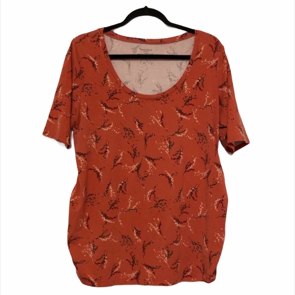 Motherhood Maternity Half Sleeve Top Orange XL - Picture 2 of 4